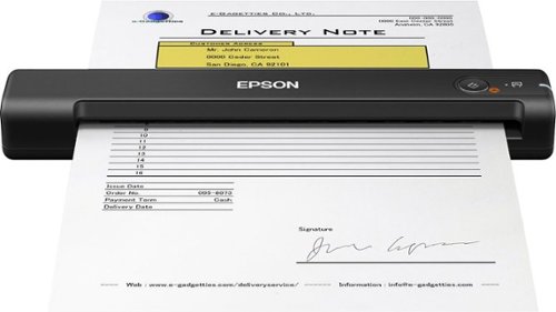 Epson - Refurbished WorkForce ES-50 Sheetfed Scanner - Black
