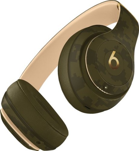 Beats  Studio³ Camo Collection Wireless Noise Cancelling Over-the-Ear Headphones - Forest Green HOW TO BUY