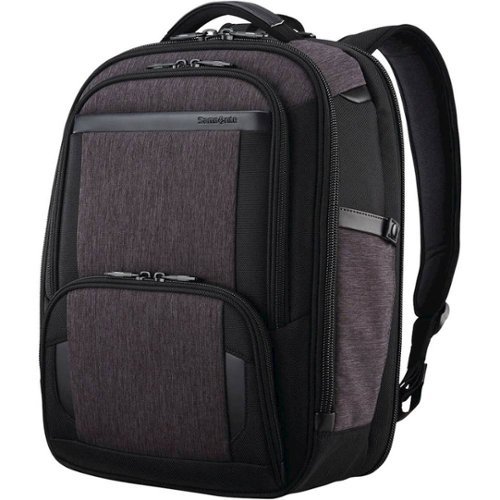 Samsonite - Pro Slim Backpack for 15.6" Laptop - Shaded Gray/Black