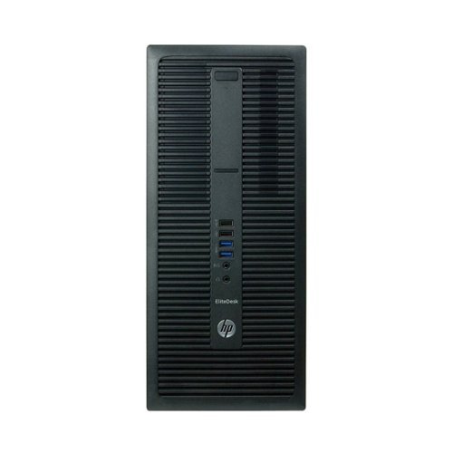 HP - Refurbished EliteDesk Desktop - Intel Core i7 - 8GB Memory - 256GB SSD - Black-Front_Standard 