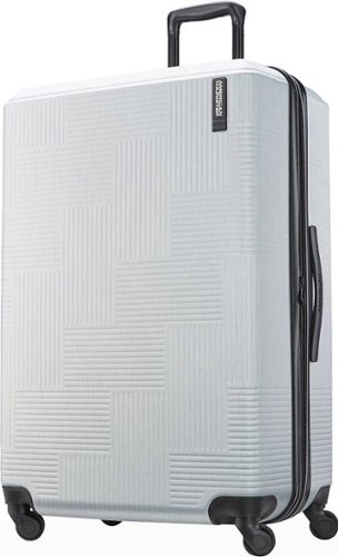 American Tourister - Stratum XLT 31" Expandable Spinner - Brushed Silver-Left_Standard 