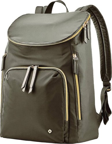 Samsonite - Mobile Solution Deluxe Backpack for 15.6" Laptop - Caper Green