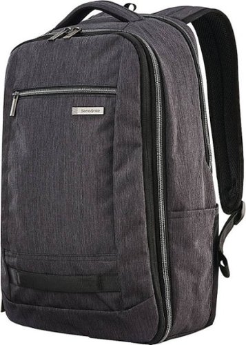 Samsonite - Modern Utility Travel Backpack for 17" Laptop - Charcoal Heather/Charcoal