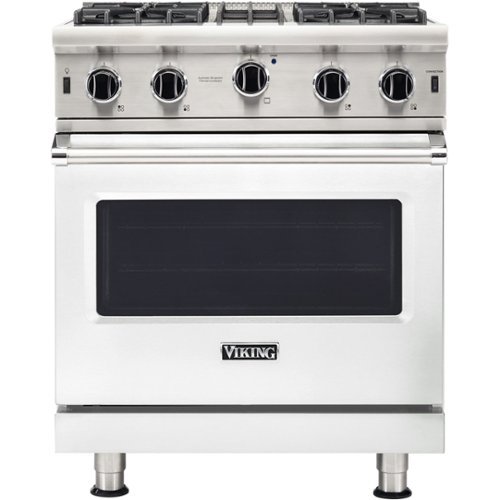 Viking - Professional 5 Series 4.0 Cu. Ft. Freestanding LP Gas Convection Range - Frost white