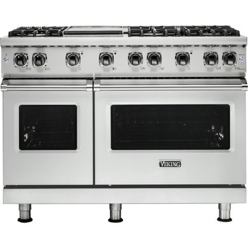 Viking - Professional 5 Series Freestanding Double Oven Gas Convection Range - Frost white
