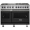 Viking - VGR Freestanding 7-Series Gas 48"W Range - Cast Black-Front_Standard