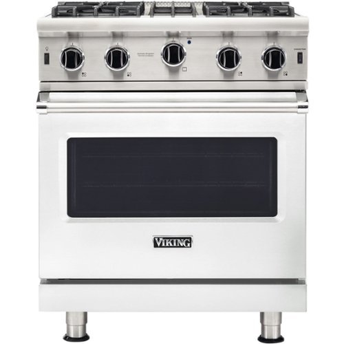 Viking - Professional 5 Series 4.0 Cu. Ft. Freestanding Gas Convection Range - Frost white