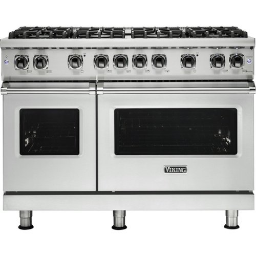 Viking - Professional 5 Series Freestanding Double Oven Gas Convection Range - Frost white