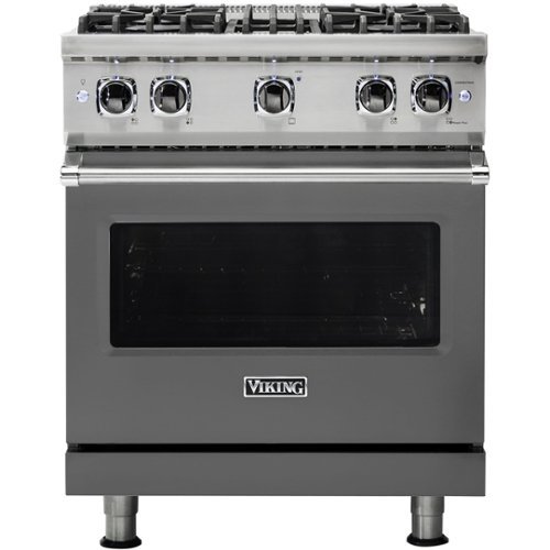 

Viking - Professional 5 Series 4.0 Cu. Ft. Freestanding LP Gas Convection Range - Damascus Gray