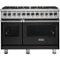 Viking - 5-Series Dual Fuel Self-Clean 48"W Sealed Burner Range - Cast Black-Front_Standard