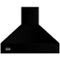 Viking 5 Series - 42 inches - Externally Vented - Wall Range Hood - Cast Black-Front_Standard