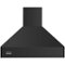 Viking 5 Series - 36 inches - Externally Vented - Wall Range Hood - Cast Black-Front_Standard