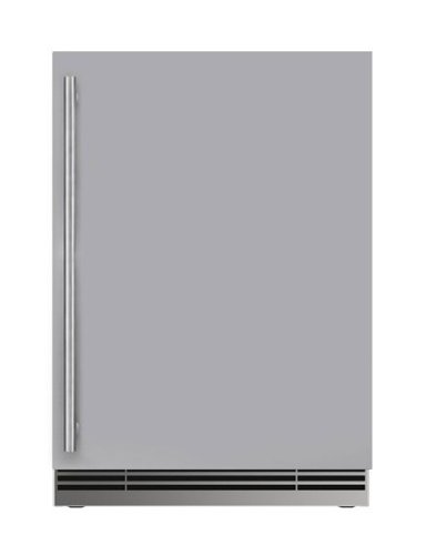 U-Line - 24"W. 51 Cu.Ft. Built-In Compact Refrigerator - Stainless Steel