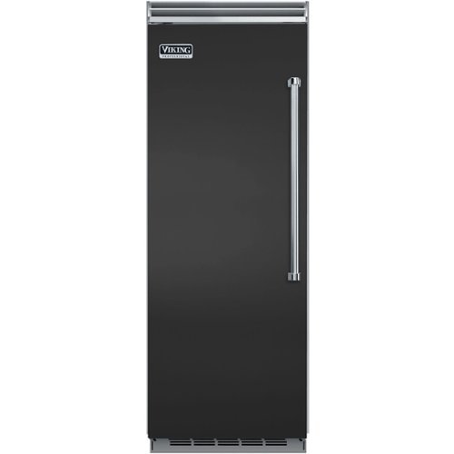 Viking - Professional 5 Series Quiet Cool 17.8 Cu. Ft. Built-In Refrigerator - Cast Black