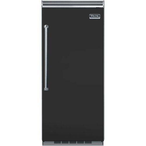 Viking - Professional 5 Series Quiet Cool 22.8 Cu. Ft. Built-In Refrigerator - Cast black