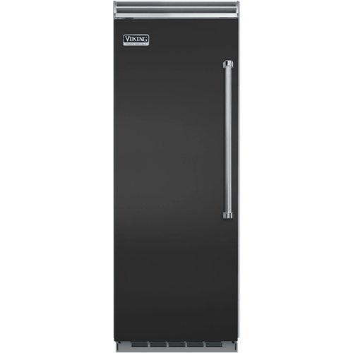 Viking - Professional 5 Series Quiet Cool 15.9 Cu. Ft. Upright Freezer with Interior Light - Cast black
