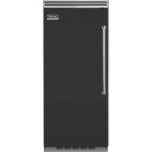 Viking - Professional 5 Series Quiet Cool 22.8 Cu. Ft. Built-In Refrigerator - Cast black