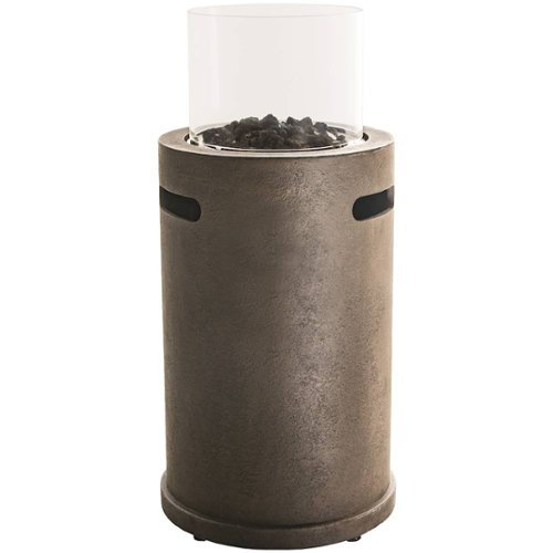 Bond - Gas Fire Column - Bronze-Front_Standard 