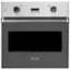 Front. Viking - Professional 5 Series 30" Built-In Single Electric Convection Oven - Damascus Gray.