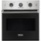 Viking - Professional 5 Series 27" Built-In Single Electric Convection Oven - Cast Black-Front_Standard