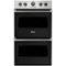 Viking - Professional 5 Series 30" Built-In Double Electric Convection Wall Oven - Cast Black-Front_Standard