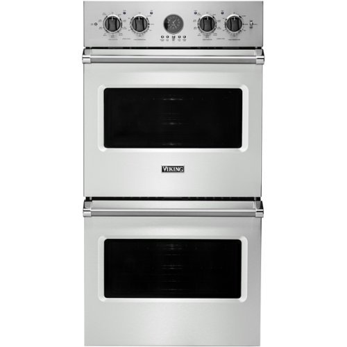 Viking - Professional 5 Series 27" Built-In Double Electric Convection Wall Oven - Frost white