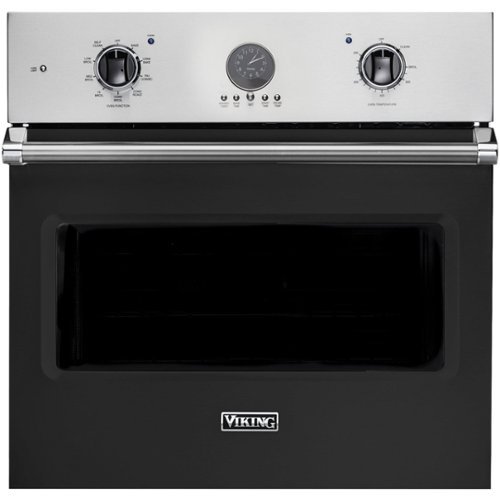 Viking - Professional 5 Series 30" Built-In Single Electric Convection Oven - Cast Black