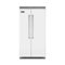Viking - Professional 5 Series Quiet Cool 25.3 Cu. Ft. Side-by-Side Built-In Refrigerator - Frost White-Front_Standard