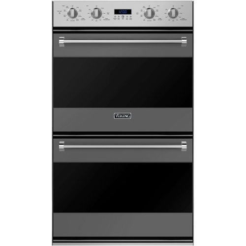 Viking - 3 Series 30" Built-In Double Electric Convection Wall Oven - Damascus gray