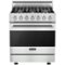 Viking - 3 Series 4.7 Cu. Ft. Self-Cleaning Freestanding Dual Fuel LP Gas Convection Range - Frost White-Front_Standard