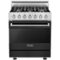 Viking - 3 Series Freestanding Gas 30" Range - Cast Black-Front_Standard
