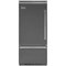 Viking - Professional 5 Series Quiet Cool 20.4 Cu. Ft. Bottom-Freezer Built-In Refrigerator - Damascus Gray-Front_Standard