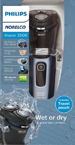 Philips Norelco 3500 series Wet/Dry Electric Shaver - Storm Gray HOW TO BUY
