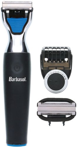 Barbasol Rechargeable Power Single Blade Wet/Dry Electric Shaver Grooming Kit - Black BUY ONLINE