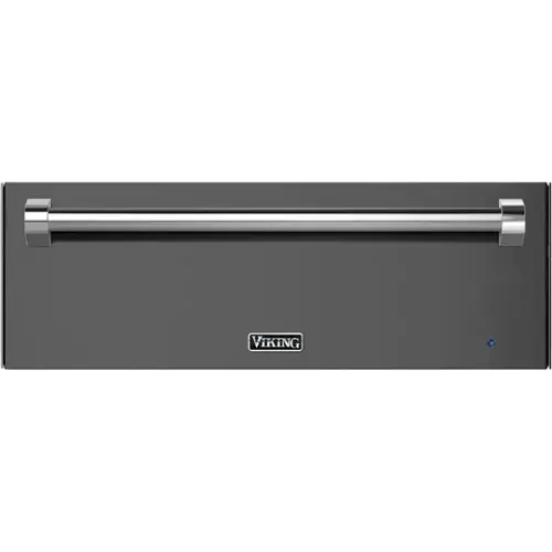 Front. Viking - 29" Warming Drawer - Damascus Gray.