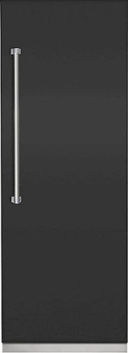 Viking - Professional 7 Series 16.1 Cu. Ft. Upright Freezer with Interior Light - Cast black