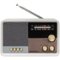 Crosley - Tribute Portable AM/FM Radio - Sand White-Front_Standard