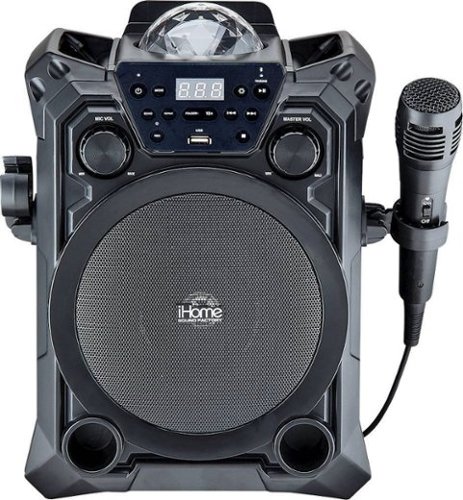 iHome - Sound Factory Bluetooth Karaoke - black-Front_Standard 