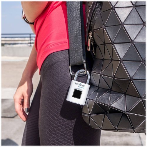 BenjiLock by Hampton Fingerprint Padlock - White BUY ONLINE