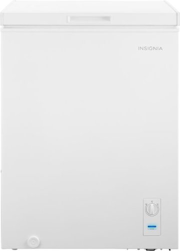 Insignia™ - 5.0 Cu. Ft. Garage Ready Chest Freezer - White
