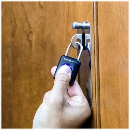 BenjiLock by Hampton TSA Fingerprint Padlock - Black BUY ONLINE