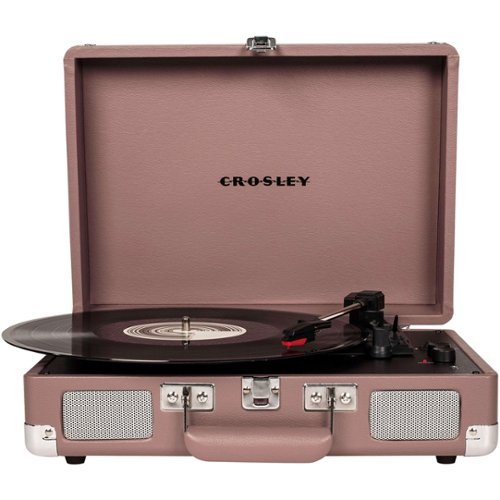 Crosley - Cruiser Deluxe Bluetooth Stereo Turntable - Purple Ash