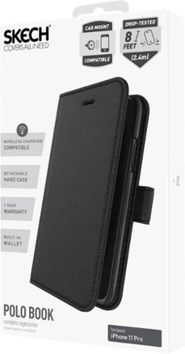 Skech Polo Book Case for Apple iPhone 11 Pro - Black BUY IN EUROPE