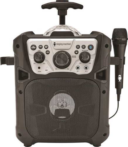 

Singing Machine - Fiesta Go Portable Karaoke System - Black
