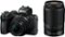 Nikon - Z50 Mirrorless Camera Two Lens Kit with NIKKOR Z DX 16-50mm f/3.5-6.3 VR and NIKKOR Z DX 50-250mm f/4.5-6.3 VR Lenses - Black-Front_Standard