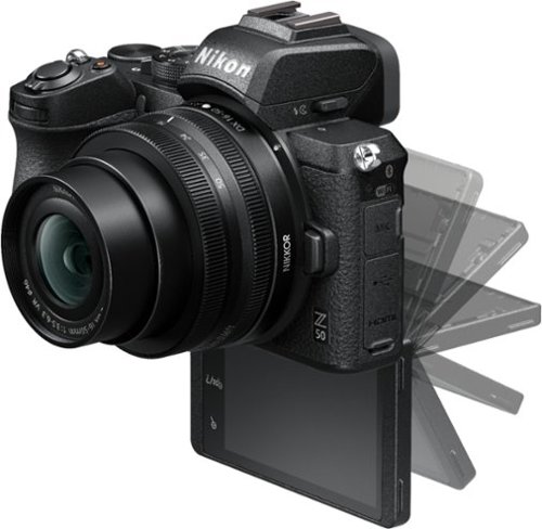 Nikon Z50 Mirrorless 4K Video Camera with NIKKOR Z DX 16-50mm f/3.5-6.3 VR Lens - Black SHOP ONLINE