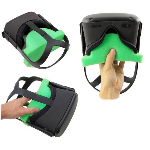 CASEMATIX Lens Cover Foam Protector for Oculus Quest VR Headset - Green GLOBAL SHIPPING