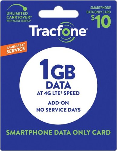 TracFone - $10 Data Only Plan- 1GB Data, No service days (Email Delivery) [Digital]