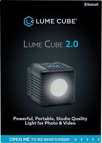Lume Cube 2.0 LED Portable Light - Black GLOBAL SHIPPING
