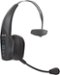 BlueParrott - B350-XT Wireless Bluetooth Mono Headset with 96% Noise-Cancelling Microphone and Lightweight Headband - Black-Front_Standard